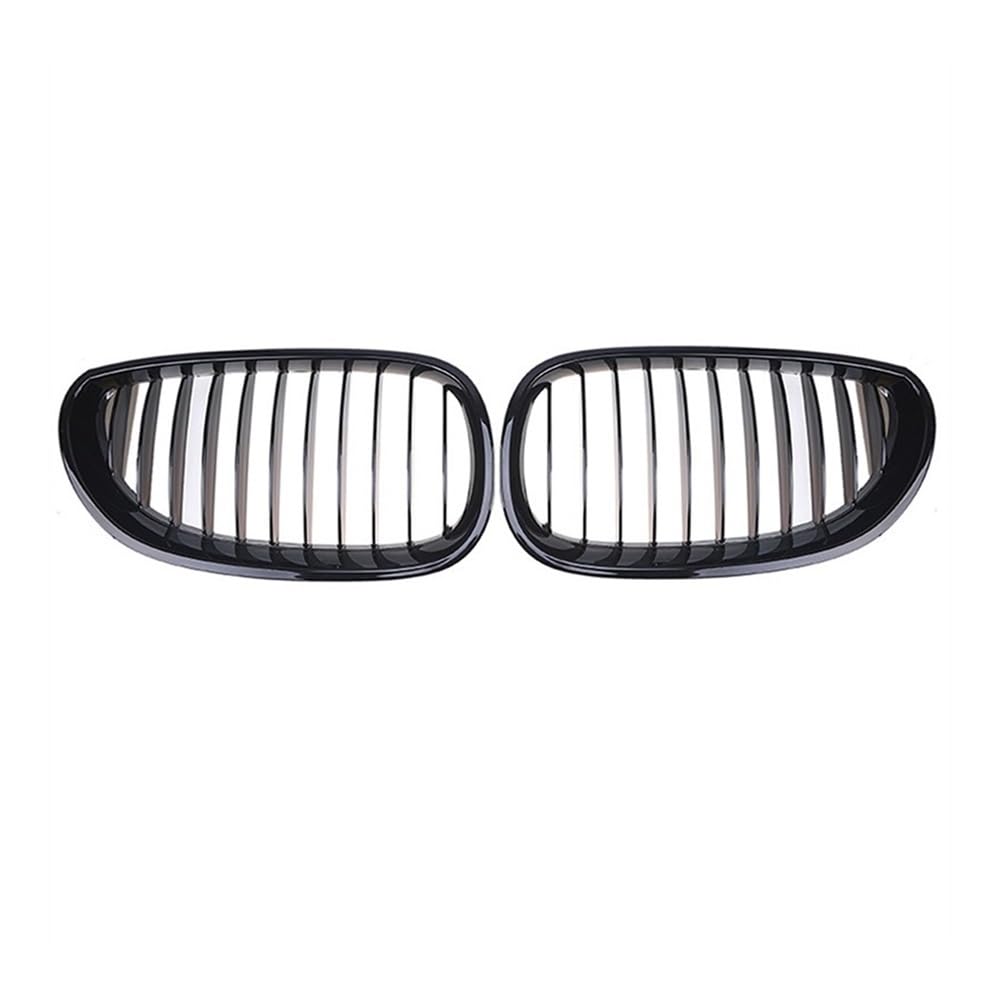 MLTLKPPVNG Glänzendes Schwarz Für BM&W 5er E60 E61 M5 520I 535I 550I 2004–2007 2008 2009 Auto-Frontnierengrill Renngrill Einzellamellengrill Nieren Kühlergrill(Schwarz glänzend) von MLTLKPPVNG