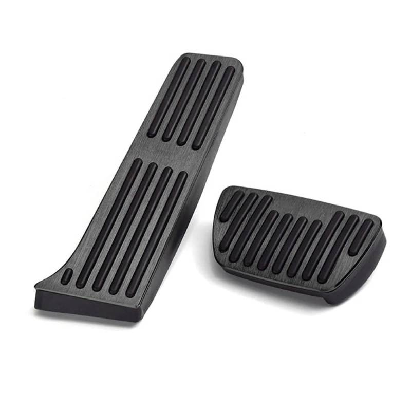 Pedalsatz Fußpedal 2 PCS Auto Fußpedale Für Toy&ota Für Camry Für Daihatsu Für Altis XV70 2018 2019 2020 2021 2022 Accelerator Bremse Rutschfeste Pedal Abdeckung Pads(Black) von MLTLKPPVNG