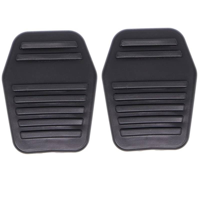 Pedalsatz Fußpedal Auto Gummi Bremse Kupplung Fuß Pedal Pad Abdeckungen Für For&d Für Scorpio Für Fiesta 5 Für Transit Connect(2Pc) von MLTLKPPVNG