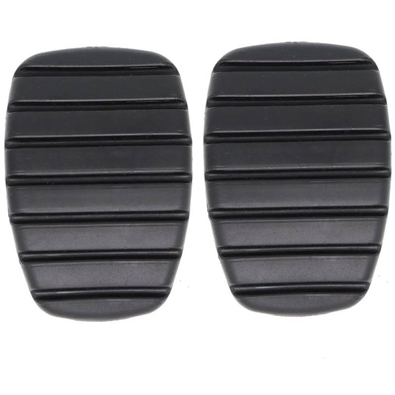 Pedalsatz Fußpedal Auto Gummi Bremse Kupplung Fuß Pedal Pad Abdeckungen Für Renault Für Clio 2 3 4 BB CB BR CR Lutecia Für Taxi Express 1998-2020(2Pc) von MLTLKPPVNG