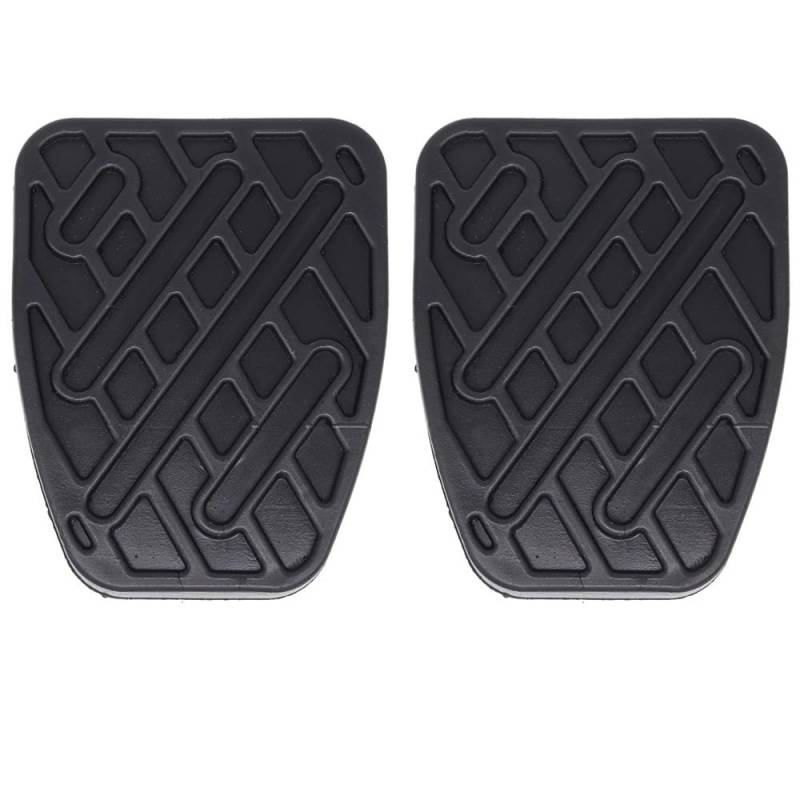 Pedalsatz Fußpedal Auto Schwarz Gummi Bremse Kupplung Fuß Pedal Pad Abdeckungen Für N&issan Für Qashqai J10 Für Dualis 2007 2008 2009 2010 2011 2012 2013(2Pc) von MLTLKPPVNG