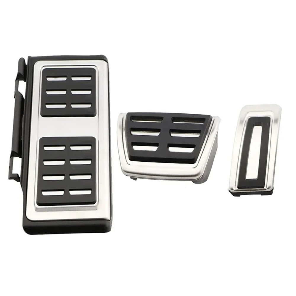 Pedalsatz Fußpedal Auto-Styling Auto Pedale Für SEAT Arona Für KJ7 2017 2018 2019 2020 2021 Bremse Nicht-slip Restfoot Pedal Pad Automotive Teile(3pcs) von MLTLKPPVNG