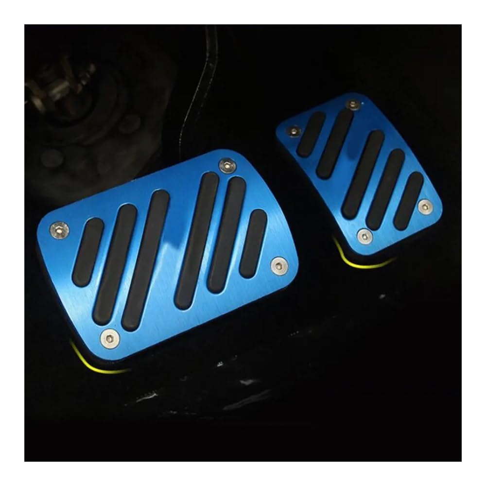 Pedalsatz Fußpedal Für Citroen Für C5 Für Aircross Für Picasso 2013-2021 AT Auto Pedale Schutz Auto Teile Brems Gas Pedal Pad Schutz Abdeckung(Blue) von MLTLKPPVNG