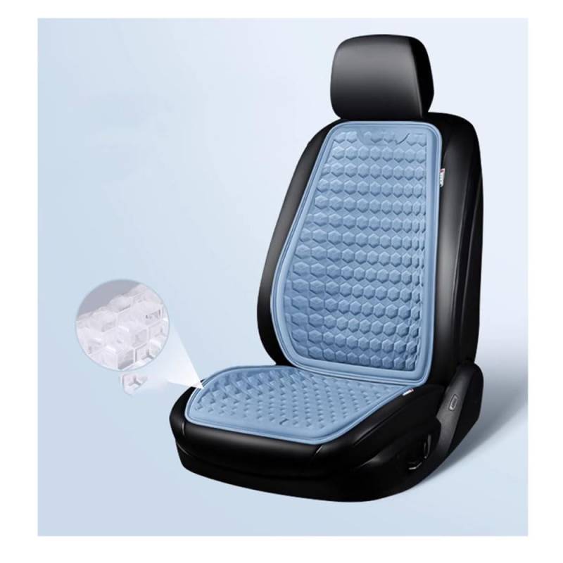 MLVVHK Auto Gel-Sitzkissen für Citroen C-Elysee Sedan 2012-2016, Sommersitzkissen RüCkenlehne Sitzbezug Atmungsaktiv SchonbezüGe Sitzschoner Zubehör,E/Blue-2pcs von MLVVHK