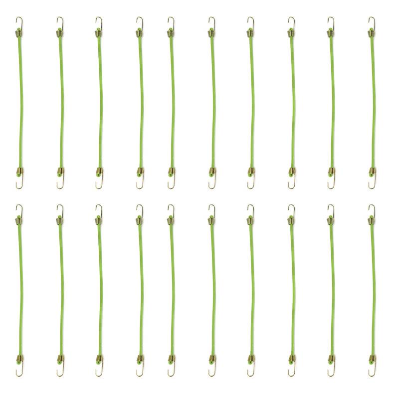 20Pcs Elastische Bungee Strap Bungee Seil Für Sicherung Planen Gepäck Zelt Heavy Duty Bungee Seil Gepäck Strap Mit Haken von MLWSKERTY