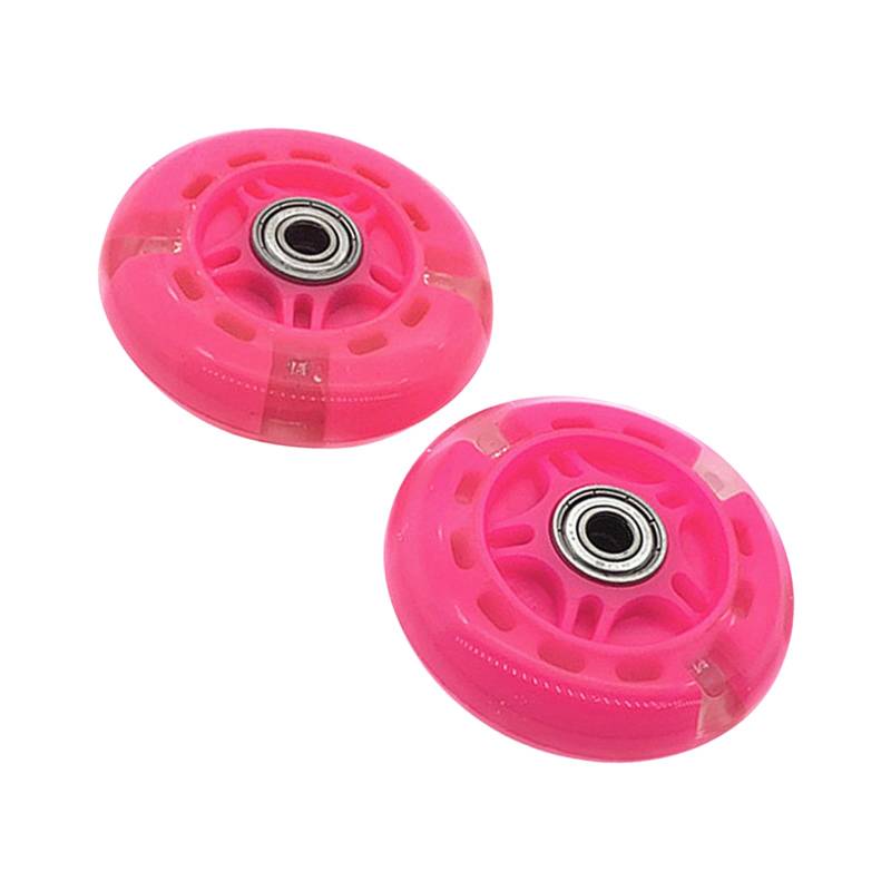 2LOTS Child's Scooter Wheel LED Leuter Roller Radfahrrad Ersatzrad Außenzykluszubehör von MLWSKERTY