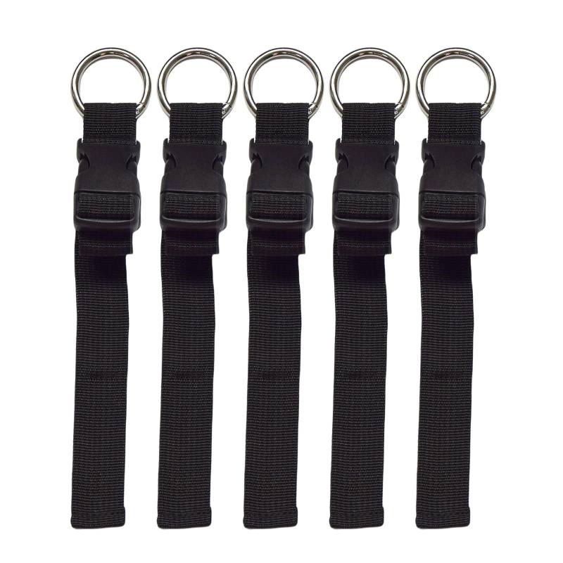 5 PCs Verstellbare Kofferriemengurt Add A Bag Gepäckgurt Jacken Grippers Gurtjacken Reisezubehör von MLWSKERTY