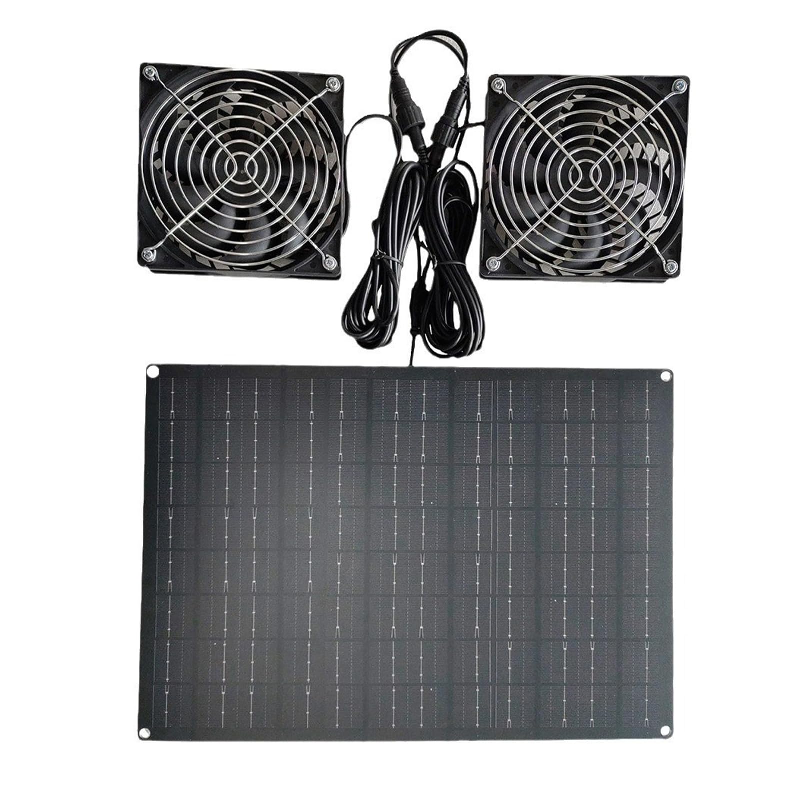 Effizienz 15W/12V Monokristalline Solarpanel Mit Lüftungsventilatoren Niedriges Rauschen 15W Solarpanel Für Tierheime von MLWSKERTY