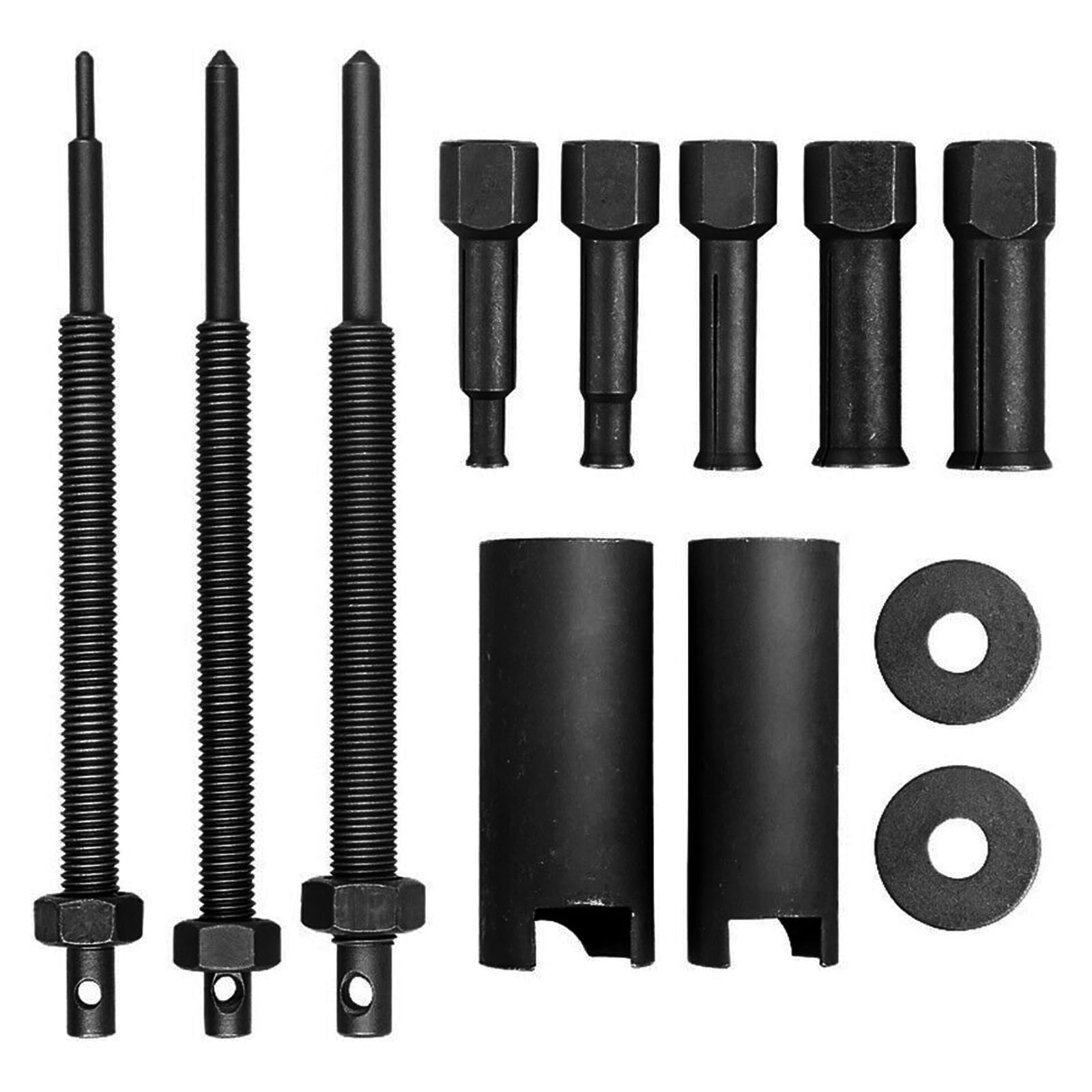 MLWSKERTY 12 Pcs Innenlager Abzieher Set Kohlenstoffstahl Motorradlagerentfernungswerkzeug Upgrades Für Einfache Wartung von MLWSKERTY