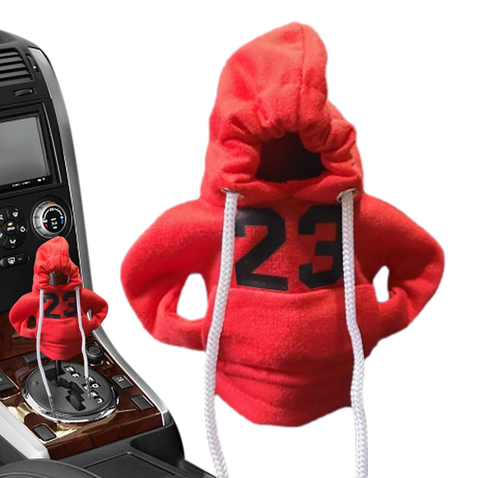 MLqkpwy Gear Stick Hoodie, Gear Shift Hoodie, Lustiger Schaltknauf-Shirt-Pullover, Verstellbarer, schützender Auto-Schaltknauf-Kapuzenpullover, niedlicher Anti-Rutsch-Schaltknauf-Kapuzenpullover für von MLqkpwy