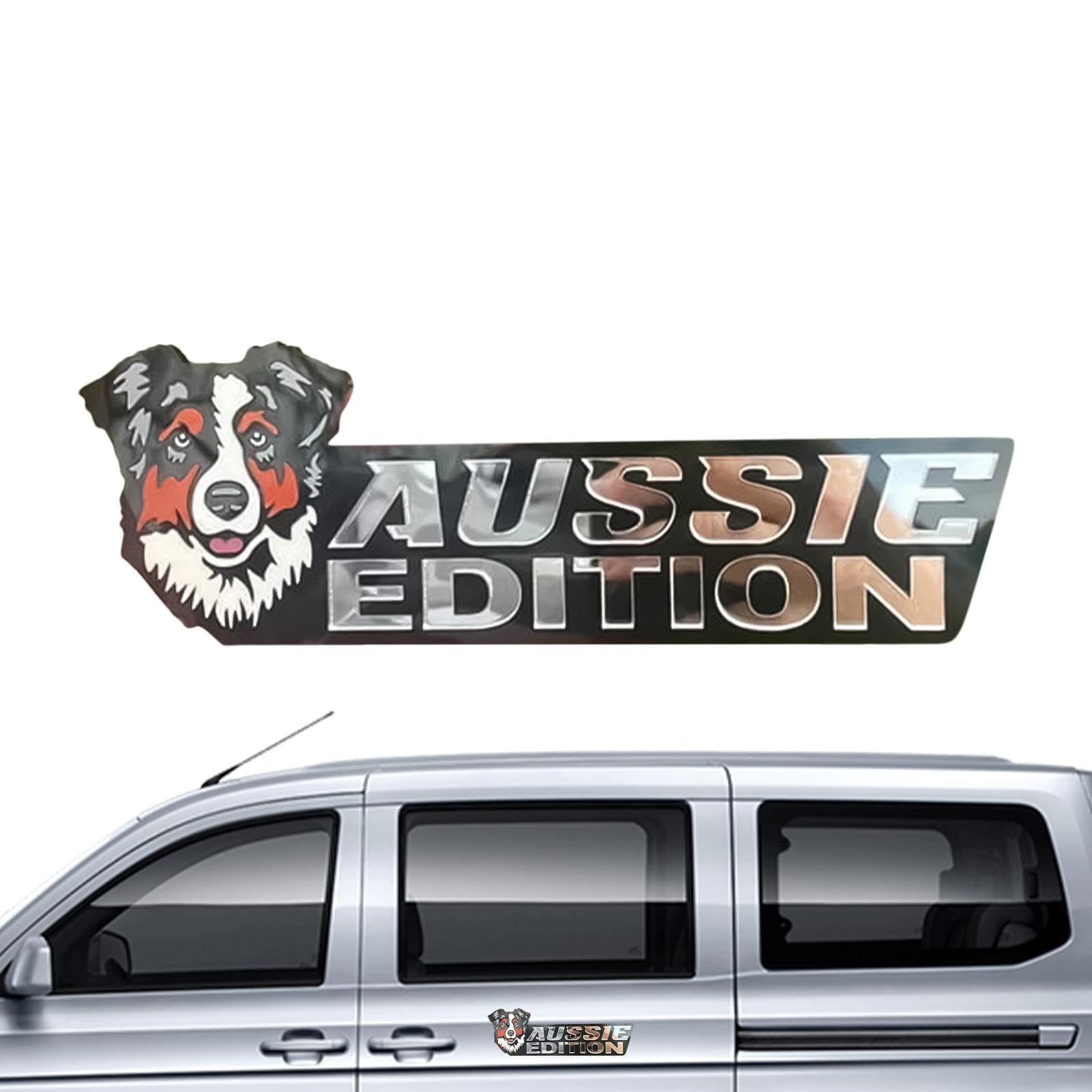 MLqkpwy Lustiger Hunde-Autoaufkleber, Hunde-Autoaufkleber, Autoembleme und Abzeichen, Acryl-Autoaufkleber, Stoßstangenaufkleber, Abzeichenaufkleber für Autos, Autoembleme und Abzeichen für von MLqkpwy