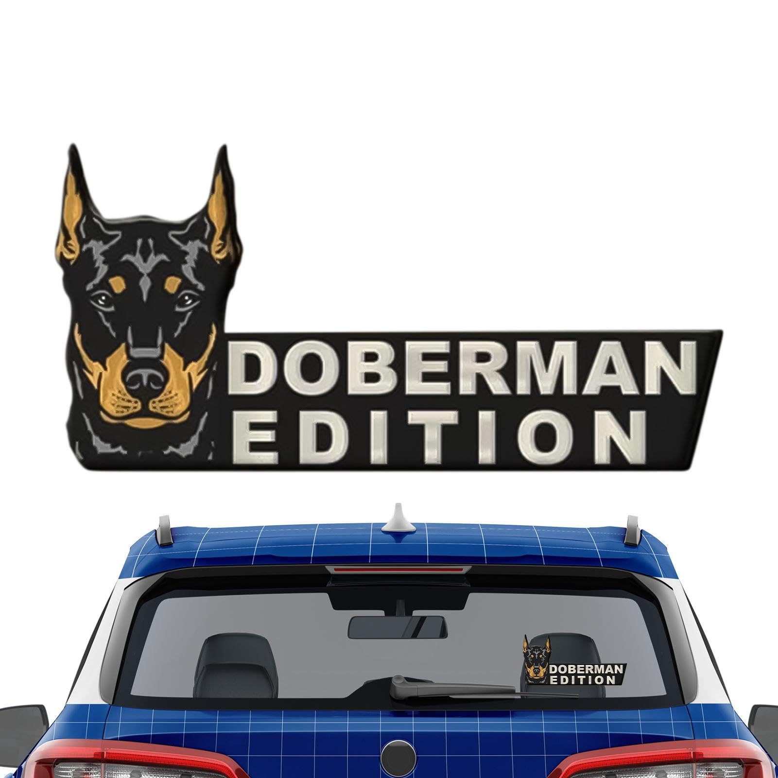 MLqkpwy Lustiger Hunde-Autoaufkleber, Hunde-Autoaufkleber - 3D-Hundeabzeichen | Lustiges Automobil-Autoabzeichen, Autoaufkleber, Autoaufkleber, Acryl-3D-Hundeabzeichen für Automobil-Enthusiasten von MLqkpwy