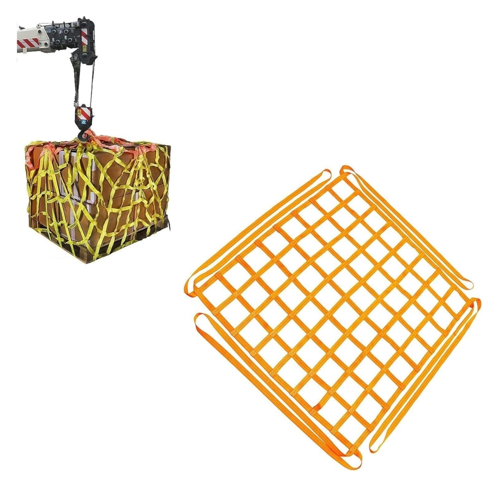 Gurtbandnetz Flaches Hebenetz, Schlingen for Be- und Entladen von Fracht(2 X 2M/Mesh 15cm/Load 2.5t) von MMDXDLX