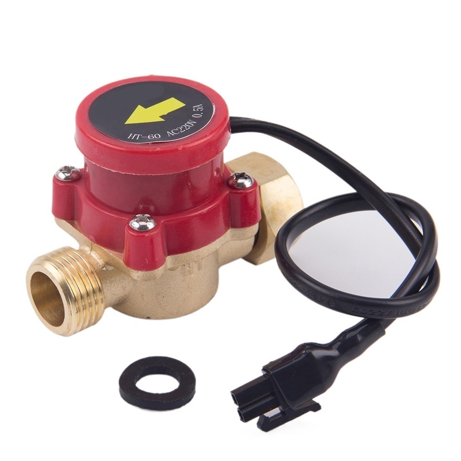 1pc 60W Flow Sensor Schalter Booster Messing Druck Automatische Steuerung Ventil Wasserpumpe ersatzteile(HT-120 26MM-20MM) von MMKBLRDI