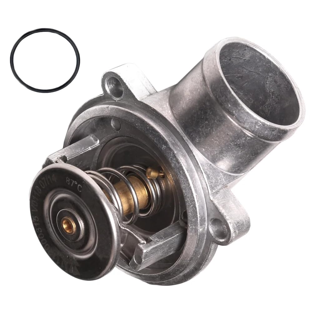 MMLLAOSW Kühlmittel-Thermostatgehäuse Mit O-Ring 1112000315 Für Mercedes Benz C-Klasse (W202) 1993 1994 1995 1996 1997 1998 1999 2000 von MMLLAOSW