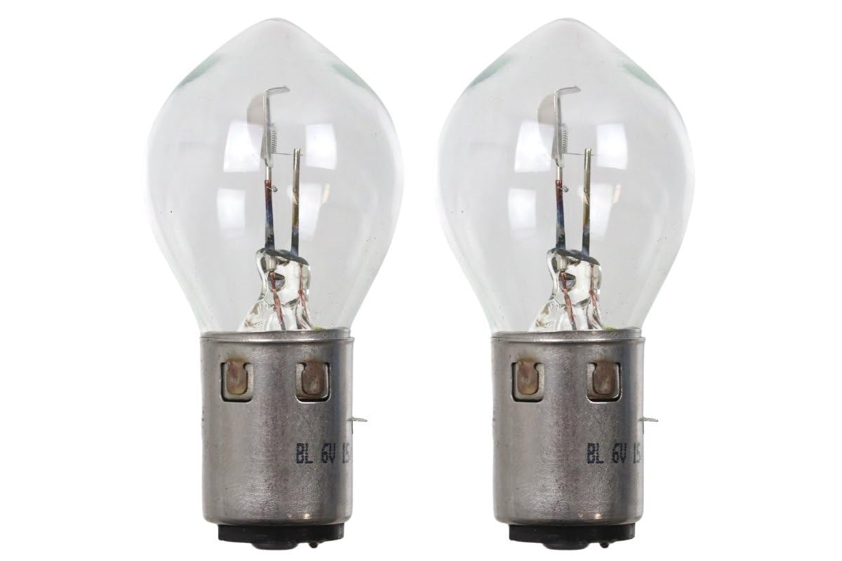 2 x Glühbirne Bilux 6V, 15W/15W BA20d (Glühlampe) von MMM