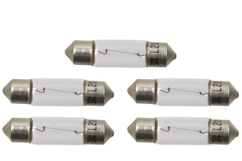 5 x Glühbirne 12V, 3W Soffitte - Tachobeleuchtung (Glühlampe) von MMM