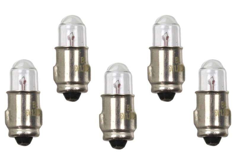 5 x Glühbirne 6V, 1,2W BA7s (Glühlampe) von MMM