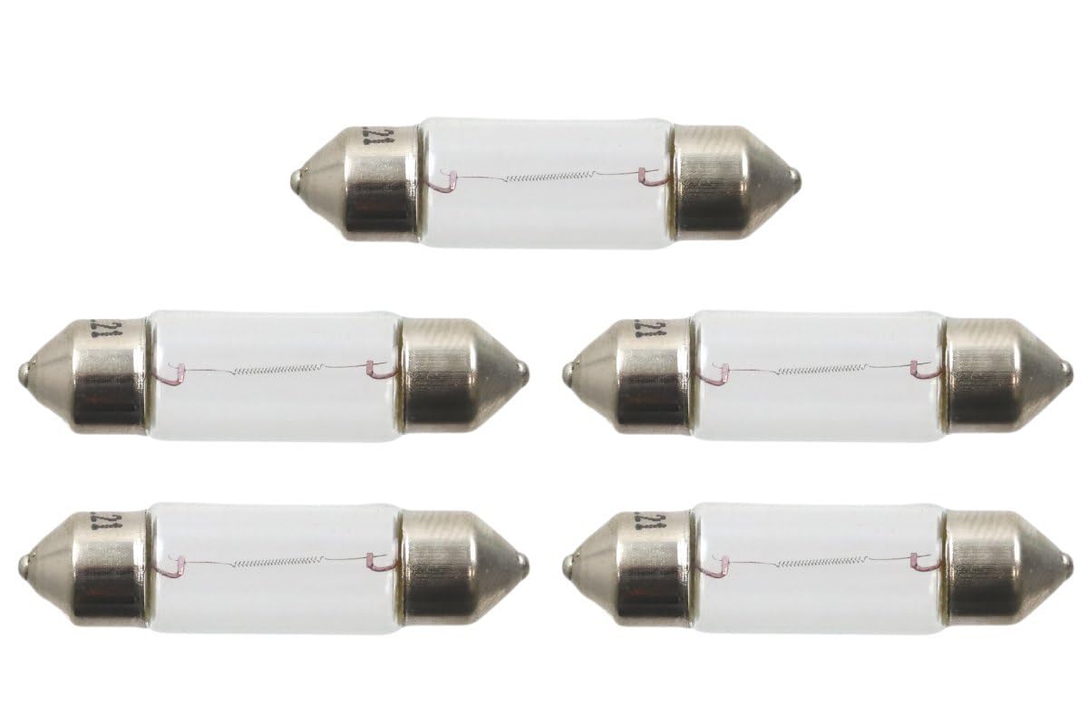 5 x Glühbirne 6V, 10W Soffitte - Rücklicht (Glühlampe) von MMM