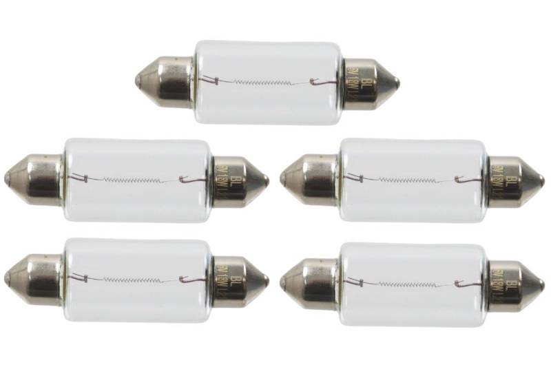 5 x Glühbirne 6V, 18W Soffitte - Blinker, Bremslicht (Glühlampe) von MMM