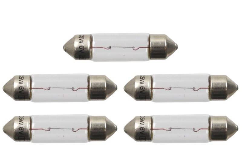 5 x Glühbirne 6V, 5W Soffitte - Rücklicht (Glühlampe) von MMM