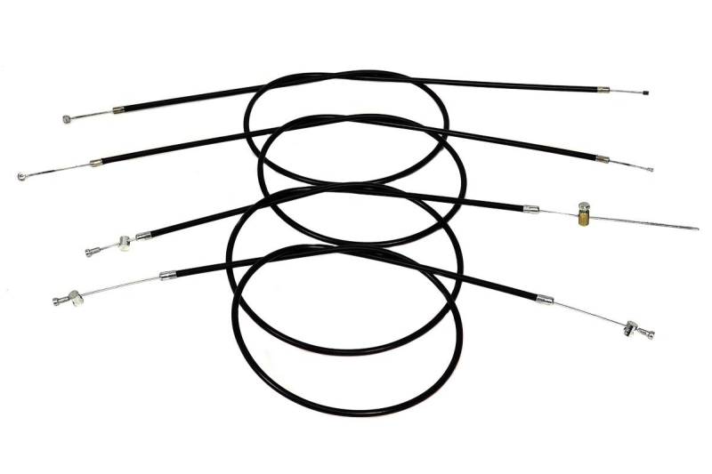 Bowdenzug Satz für DKW RT 250 S, 250 VS, 350 S - schwarz von MMM