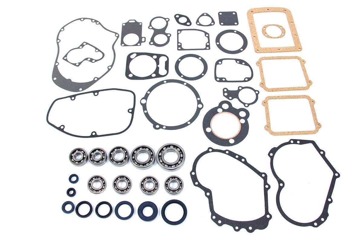 Dichtungssatz, Kugellagersatz, Wellendichtringe Motor und Getriebe für AWO 425 Touren - FPM (braun) von MMM