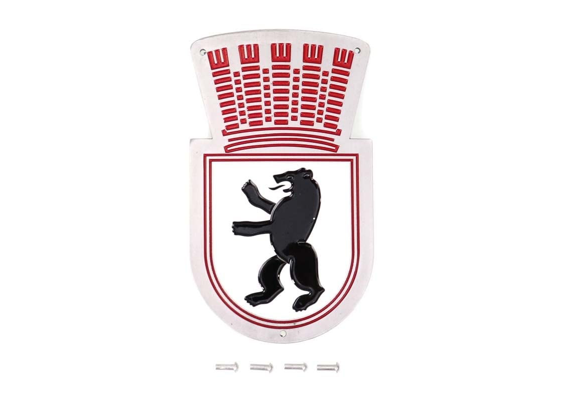 Emblem "Bär" inkl. Halbrundnieten für IWL SR59 Berlin von MMM