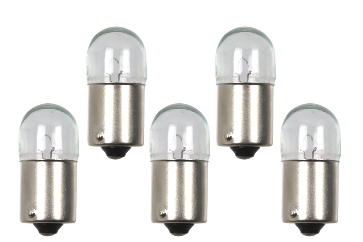 5 x Glühbirne 12V, 5W BA15s (Glühlampe) von MMM