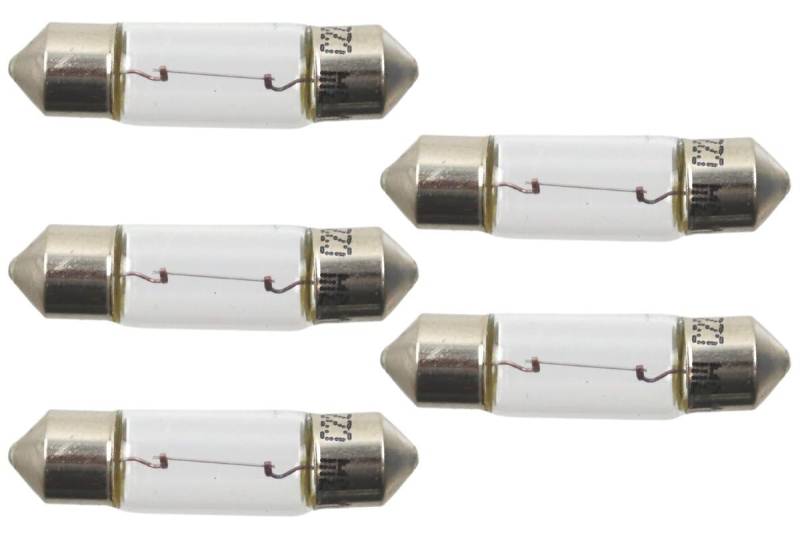 5 x Glühbirne 6V, 3W Soffitte - Tachobeleuchtung (Glühlampe) von MMM