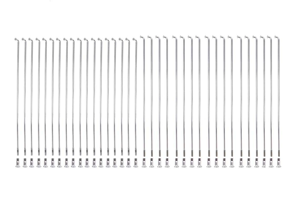 Speichensatz (Kleeblatt) für IFA, MZ RT 125/1, 125/2 - Halbnabe (Hinterrad) von MMM