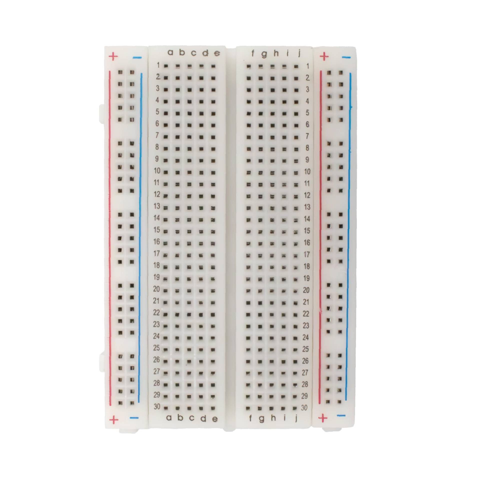 MMOBIEL 1St. PCB Breadboards Prototyp Schaltung Board Lötfrei - 1x400 Punkte - Kompatibel mit DIY Arduino, Raspberry Pi 2/3 / 4/5 Projekte Proto Shield Distribution - Verbindungsblöcke von MMOBIEL