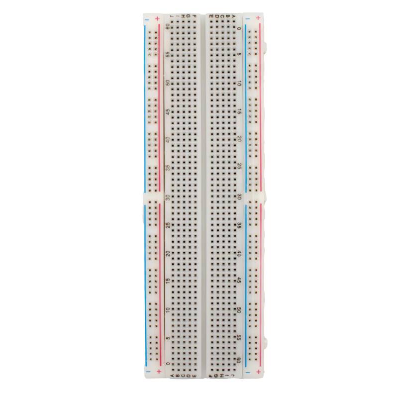 MMOBIEL 1St. PCB Breadboards Prototyp Schaltung Board Lötfrei - 1x830 Punkte - Kompatibel mit DIY Arduino, Raspberry Pi 2/3 / 4/5 Projekte Proto Shield Distribution - Verbindungsblöcke von MMOBIEL