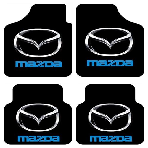 4 Stück Leder Auto-Fussmatten für Mazda CX-3 2018-2023,Teppich Matten Vorne Hinten Allwetter Wasserdicht Anti-Rutsch Bodenmatten,Schutz Teppich Innenzubehör von MNBVGHH