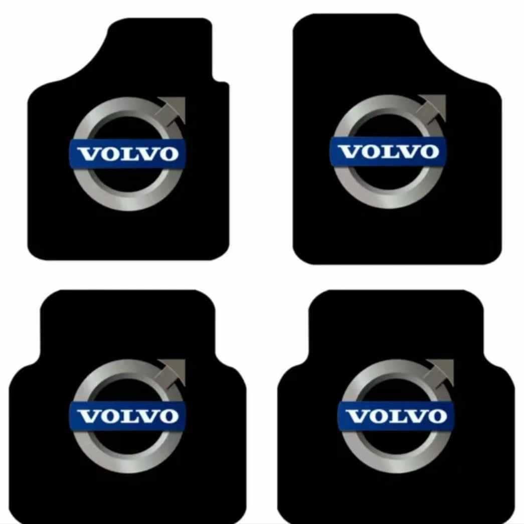 4 Stück Leder Auto-Fussmatten für Volvo V90 2016-2023,Teppich Matten Vorne Hinten Allwetter Wasserdicht Anti-Rutsch Bodenmatten,Schutz Teppich Innenzubehör,B von MNBVGHH