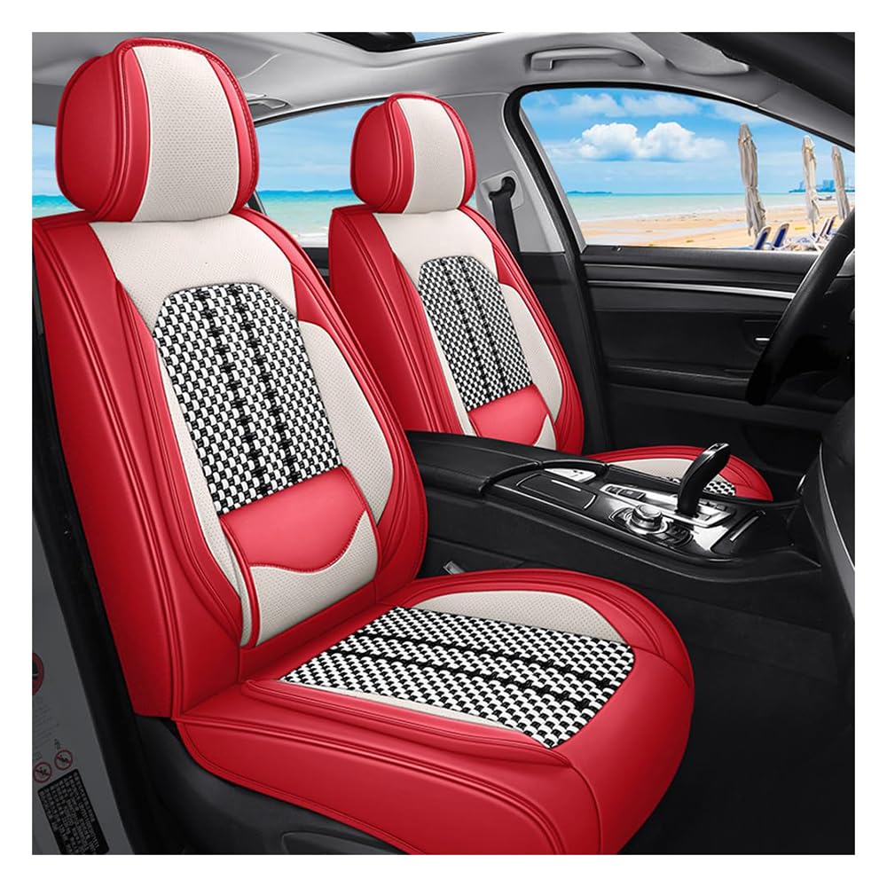 MNBVGHH Sitzbezüge Auto Leder, für Mazda CX3 CX-3 2015-2024 5 SitzeVorne Und Hinten Leder Auto-Schonbezüge Wasserdicht Innenraum Zubehö,C von MNBVGHH