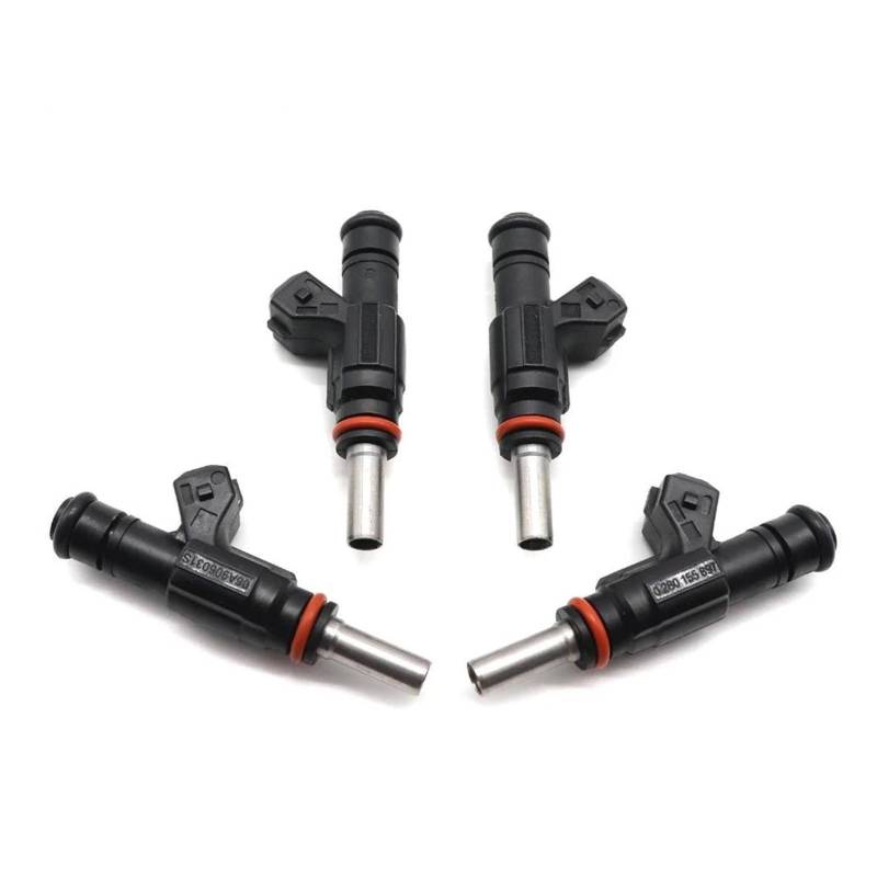 Für VW Für Jetta Für Golf 1,8 L Turbo 3,2 L V6 2004 2005 2006 0280155897 06A906031S 4-teiliges Set Auto-Einspritzdüsen Kraftstoffinjektor von MNGNCBXWK