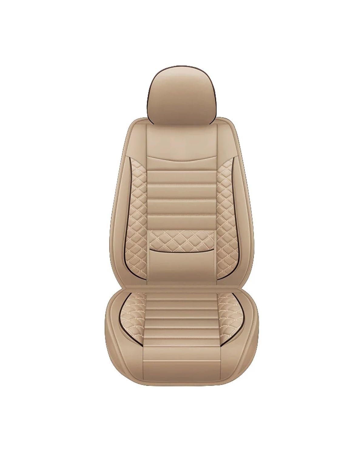 Autositzbezüge Autositzbezüge Universal-Sitzbezug Schutz Für Autos Sitzbezug Kissen Sitze Auto-Teppichpolster Auto-Zubehör Autositzbezug(-07-Beige Front 1pc) von MNNZHG