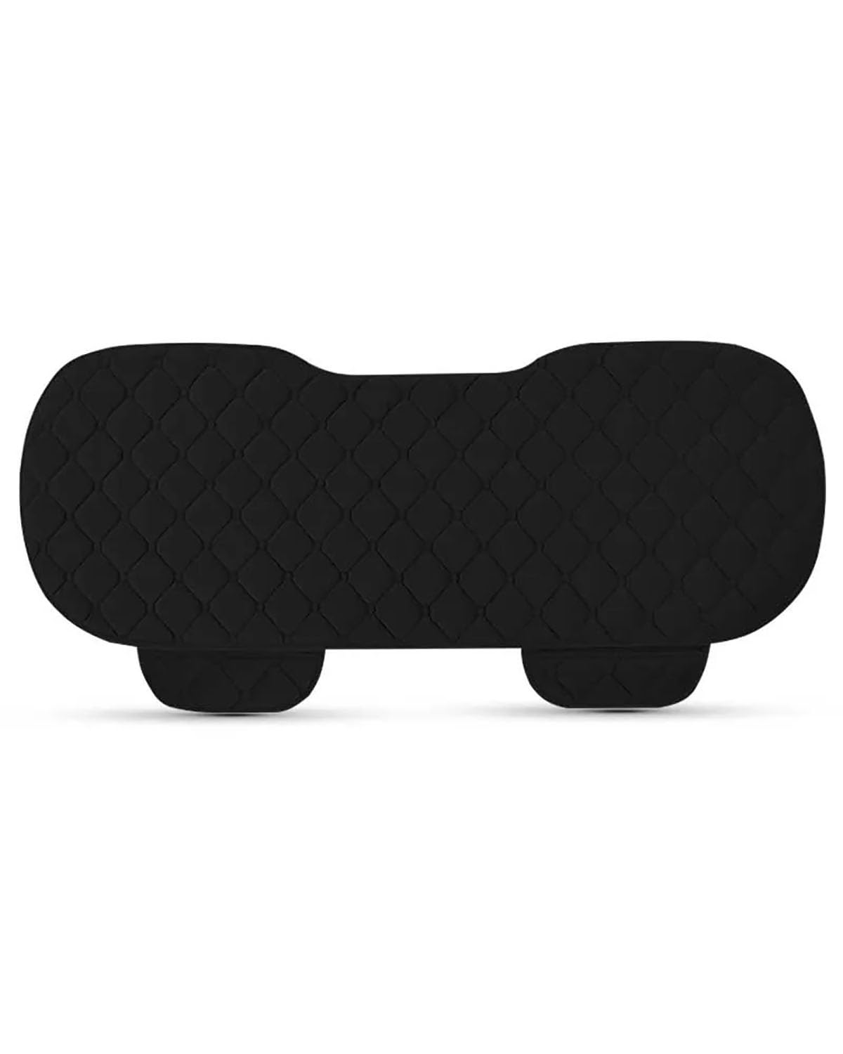 Autositzbezüge Autositzbezug Kissen Anti-Rutsch-Vorderstuhl Atmungsaktives Pad Universal Auto Innenschutz Sitzbezüge Schwarz Grau Autositzbezug(-04-Black Rear 1pc) von MNNZHG