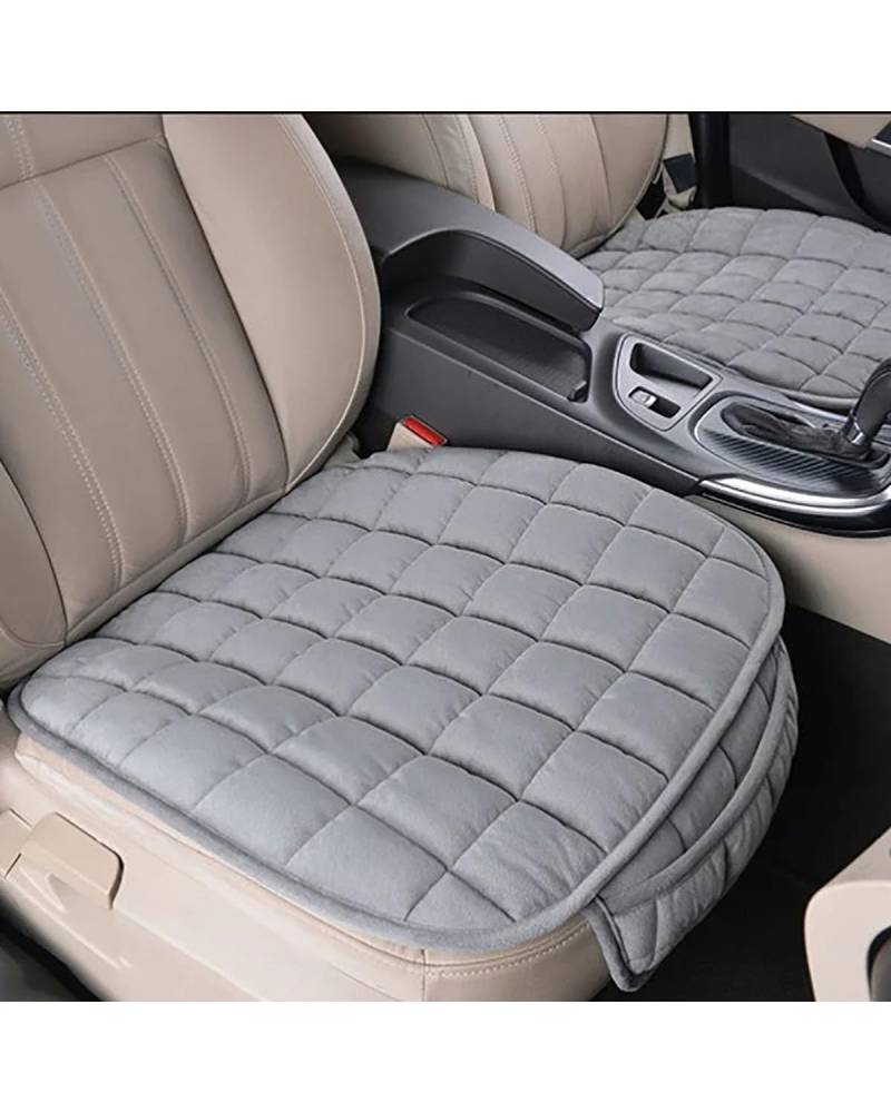 Autositzbezüge Autositzkissen Fahrersitzkissen Mit Komfort Memory Foam Rutschfestem Gummi Fahrzeuge Bürostuhl Home Auto Pad Sitzbezug Autositzbezug(06-Gray) von MNNZHG