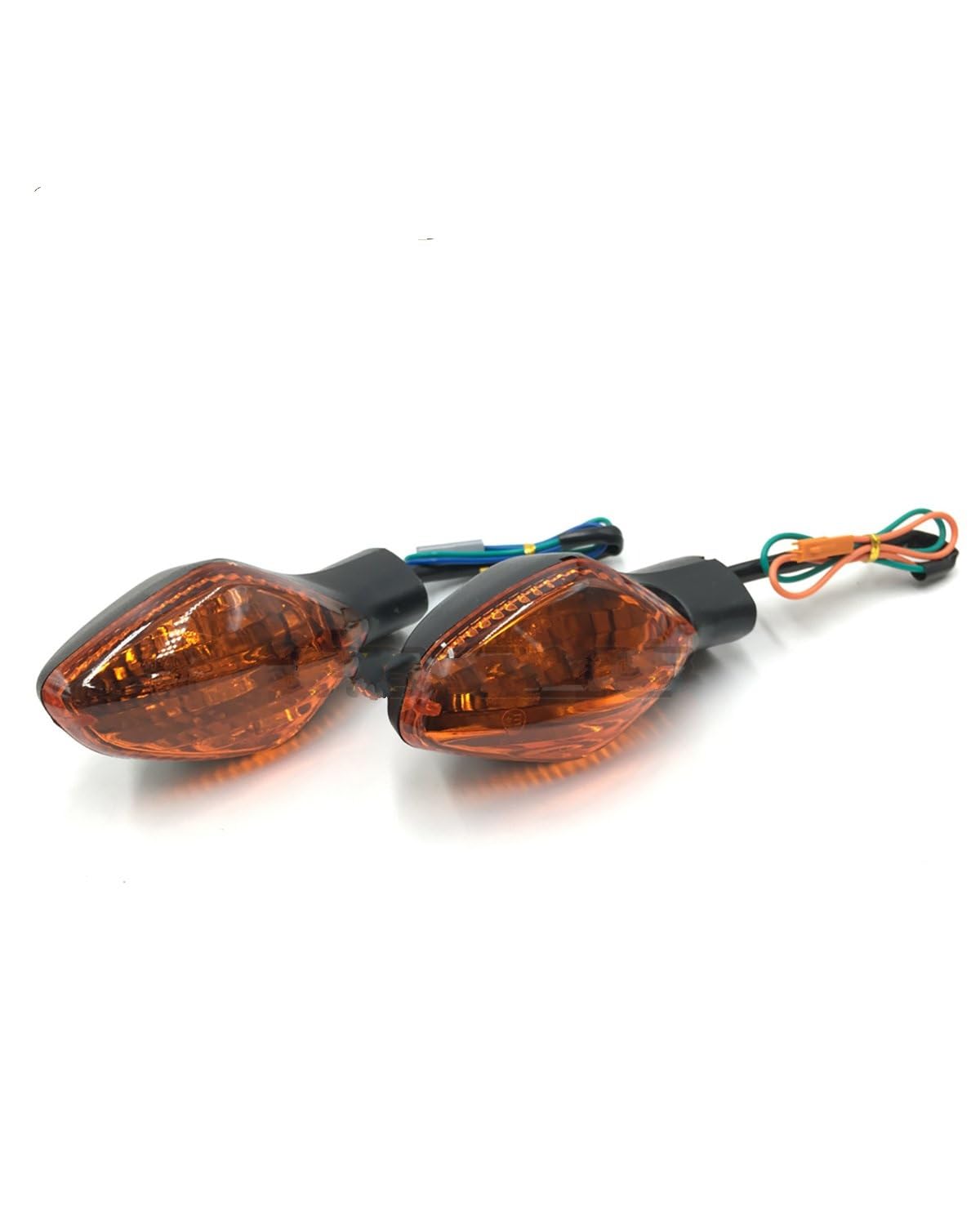 Für Mini Blinker Motorrad Für CBR 500R CB 500F CBR 650F CRF250L CTX 700 NC700 MSX 125 CMX 300 500 2018 Motorrad Blinker Motorrad rücklicht(Amber) von MNNZHG