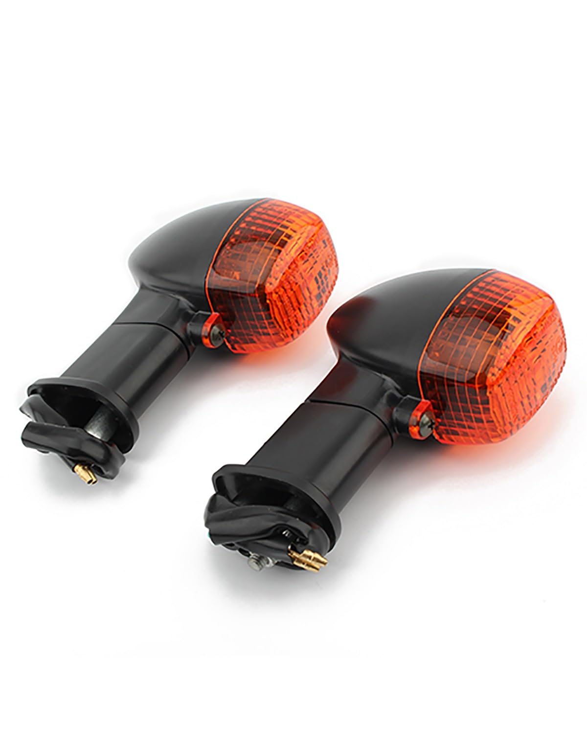 Für Mini Blinker Motorrad Für Ninja ZX-6R ZX6R ZX-7R ZX-9R ZX9R ZX10R ZX-10R ZX-12R ZX12R Vorne Hinten Motorrad Blinker Kontrollleuchten Motorrad rücklicht(Rear Amber) von MNNZHG