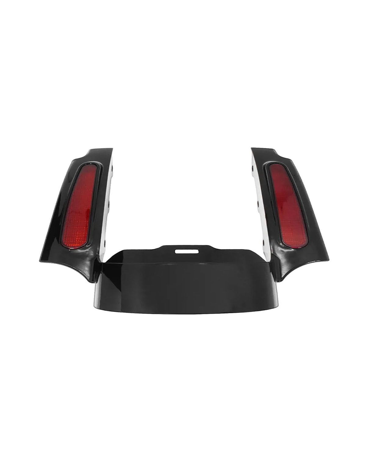 Für Mini Blinker Motorrad Für Touring 2009-2013 Road King Street Electra Glide Motorrad Kotflügel Hinten Fascia Set Blinker Rücklichter Motorrad rücklicht(Red Lens Fender) von MNNZHG