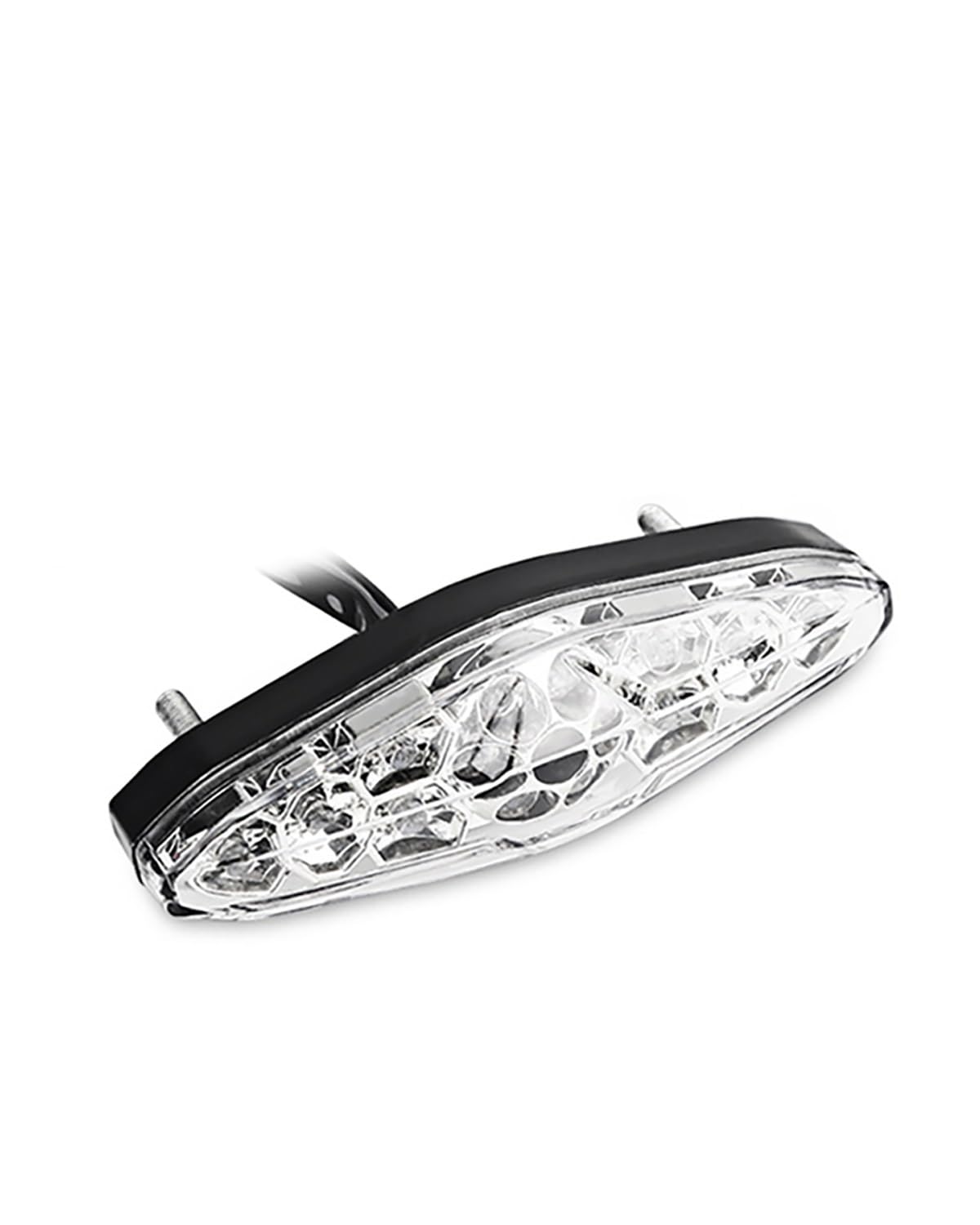 Für Mini Blinker Motorrad Motorrad Schwanz Warnung Nebel Lampen Wasserdicht Moto Hinten Bremsen Rückfahr Lichter Fahren Motorrad Refit Motorrad rücklicht(White) von MNNZHG