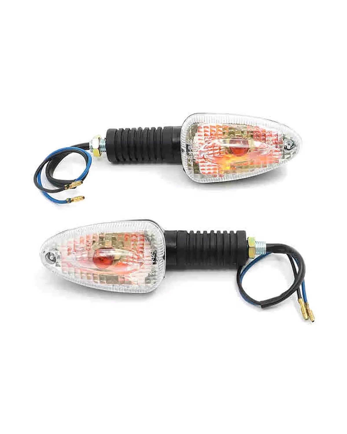 Für Mini Blinker Motorrad R1100GS R1100R R1150GS R1150 Abenteuer R 1100 1150 GS R Blinker Vorne/Hinten Motorrad Blinker Anzeige Motorrad rücklicht(2 Clear) von MNNZHG