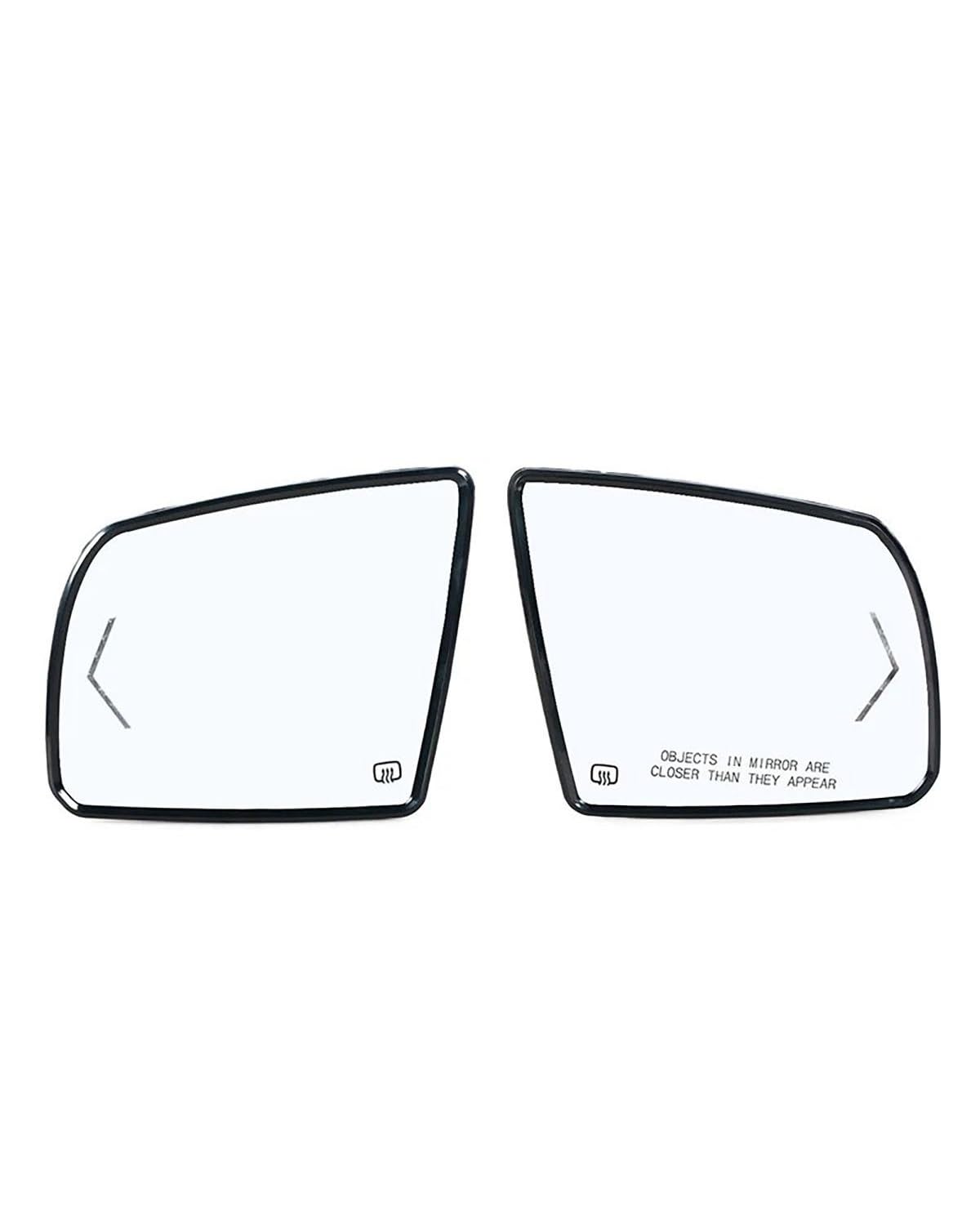 Umkehrlinse Rückfahrglas Spiegel Auto Außen Rückspiegel Seite Spiegel Objektiv Glas Mit Beheizten Für Toyotaes Für Tundra 2007-2020 87906-0C032(1pcs Left) von MNNZHG