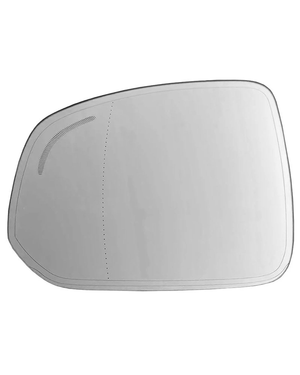 Umkehrlinse Rückfahrglas Spiegel Beheizte Klare Rückansicht Seitenspiegel Glaslinse Blind Spot Für VOLVOES Für XC90 2015-2022(Left Driver) von MNNZHG