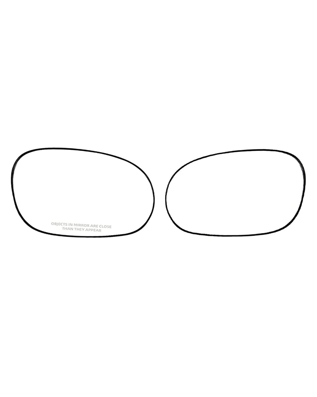 Umkehrlinse Rückfahrglas Spiegel Für Dodges Für Challenger 2008-2022 Heizung Seite Spiegel Glas Objektiv Links Rechts Tür Flügel Rückspiegel Glas(1 Pair) von MNNZHG