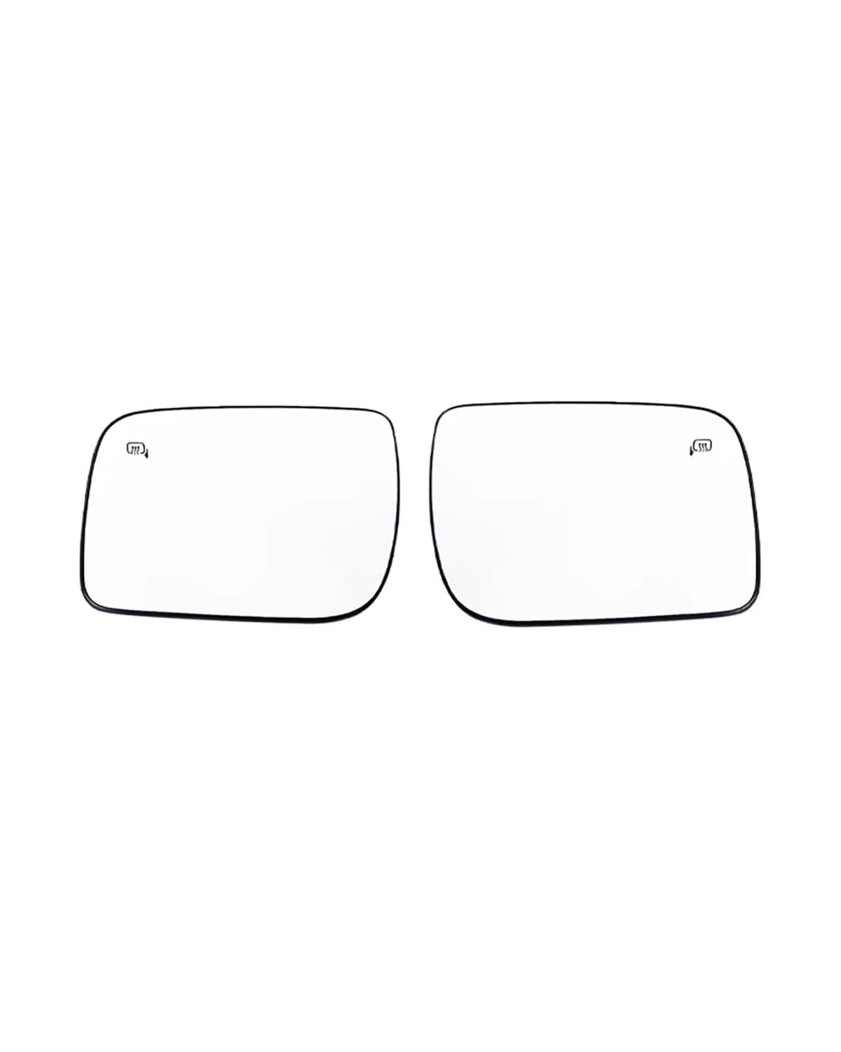 Umkehrlinse Rückfahrglas Spiegel Für Ford Für Explorer 2012-2019 Autozubehör Außenspiegel Reflektierende Linse Rückspiegelgläser Glas Mit Heizung(2PCS Left and Right) von MNNZHG