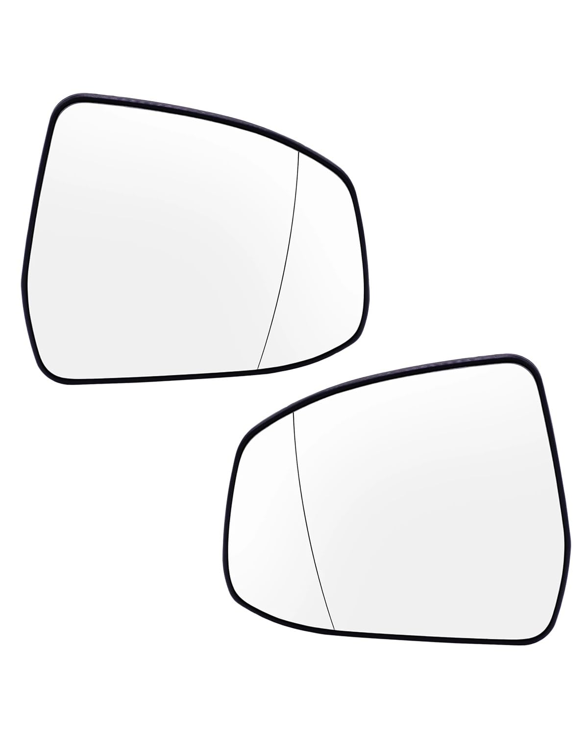 Umkehrlinse Rückfahrglas Spiegel Für Ford Für Focus MK2 MK3 2008-2018 Links Rechts Seite Flügel Spiegel Glas Beheizte Platte Konvexen Rückansicht Weitwinkel(Pair) von MNNZHG